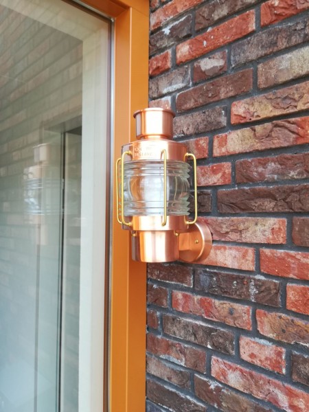 Wandleuchte Rotterdam, kupferfarben